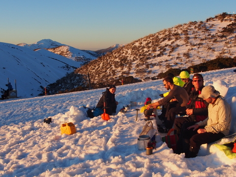 2014 BSAR Steep Snow and Ice training on the Razorback