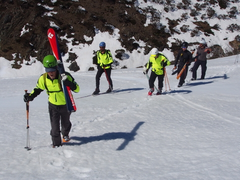 2014 BSAR Steep Snow and Ice training on the Razorback